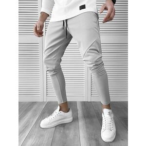 Pantaloni de trening gri conici 10045 O4-1.3 imagine
