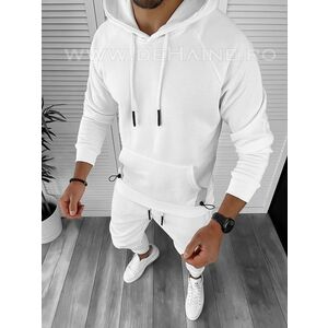 Hanorac barbati alb slim fit K188 D5-5.2 imagine