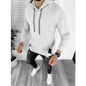 Hanorac barbati gri slim fit K188 D5-5.3 imagine