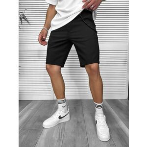 Pantaloni scurti casual negri 13058 O4-3.2 imagine