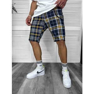 Pantaloni scurti casual carouri 13183 N7-4.3 imagine