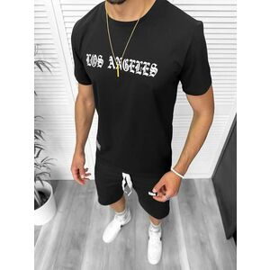 Compleu de vara tricou + pantaloni negru TS950 D6-1.1 imagine