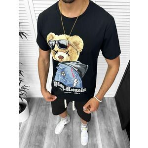 Compleu de vara tricou + pantaloni negru TS958 D6-1.3 imagine