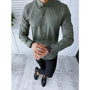 Camasa barbati slim fit B2682 N3-4.1 imagine