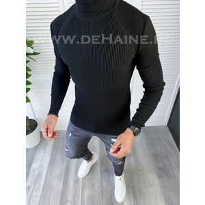 Helanca barbati slim fit neagra B6213 N7-4.2 imagine