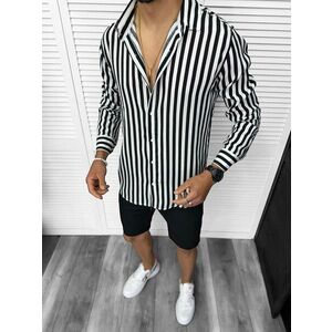 Compleu de vara camasa dungi + pantaloni 13213 imagine