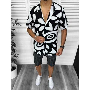 Compleu de vara camasa imprimeu + pantaloni 13234 imagine