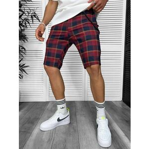 Pantaloni scurti casual carouri 13333 imagine