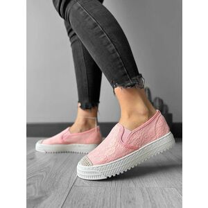 Espadrile dama casual roz Y602 imagine