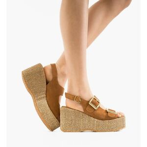 Sandale dama Boreas Camel imagine