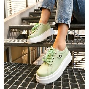 Pantofi Casual Nuandre Verzi 2 imagine