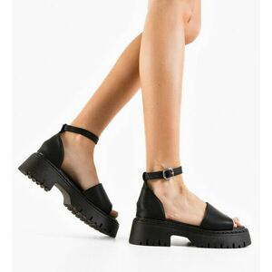 Sandale dama Helle Negre imagine