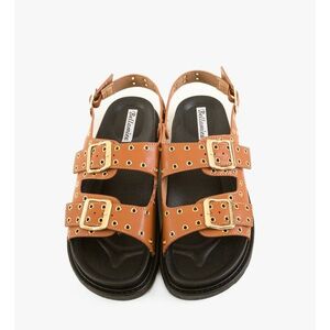 Sandale dama Rhea Camel imagine