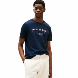 Tricou Tommy Hilfiger HILFIGER MULTI FLAGS TEE imagine