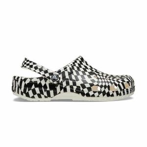 Papuci Crocs Classic Warped Checker Clog imagine
