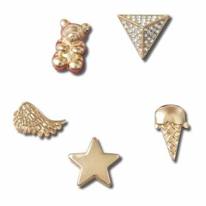 Jibbitz Crocs Gold Icons 5 Pack imagine