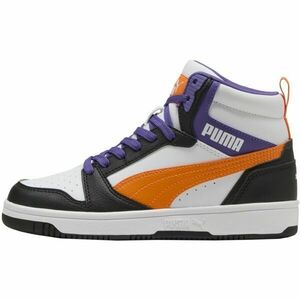 Puma REBOUND V6 MID JR Încălțăminte pe gleznă pentru copii, alb, mărime 37 imagine
