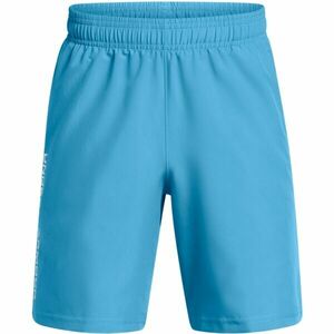 Under Armour WOVEN WORDMARK Pantaloni scurți băieți, albastru deschis, mărime L imagine