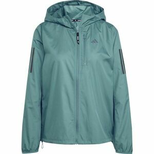 adidas OTR JKT AOP Geacă de alergare femei, verde închis, mărime imagine