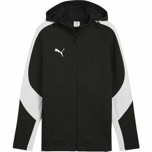 Puma TEAMEVOSTRIPE HOODED JACKET Geacă pentru bărbați, negru, mărime imagine