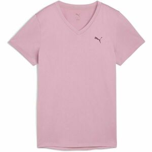 Puma W TAD ESSENTIAL VNECK TEE Tricou sport de damă, roz, mărime imagine
