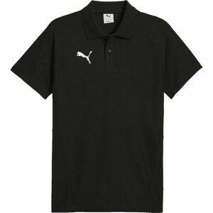 Puma TEAMEVOSTRIPE POLO Tricou polo bărbați, negru, mărime imagine