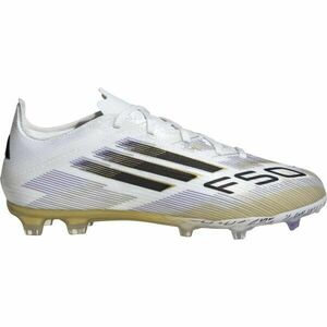adidas F50 ELITE FG J Ghete de fotbal copii, alb, mărime 36 2/3 imagine