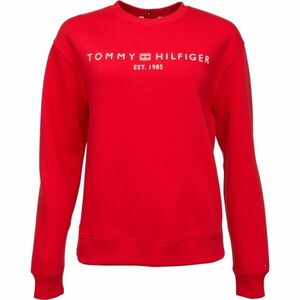 Tommy Hilfiger MDRN REG CORP LOGO C-NK SWTSHRT Hanorac de damă, roșu, mărime imagine