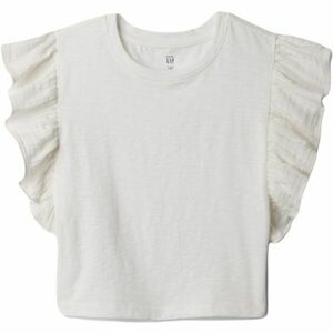 GAP BABY Top pentru fetițe, alb, mărime 5Y imagine