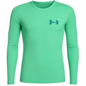 EG DERMIS L/S W Tricou din lycra pentru femei, verde deschis, mărime imagine