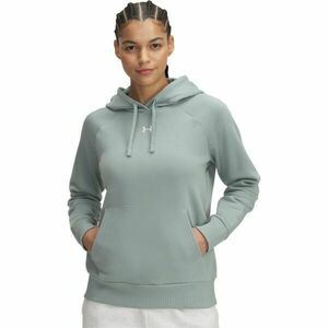 Under Armour RIVAL FLEECE HOODIE Hanorac damă, verde deschis, mărime S imagine