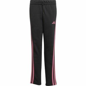 adidas ESSENTIALS 3-STRIPES FLEECE PANTS Pantaloni de trening juniori, negru, mărime imagine