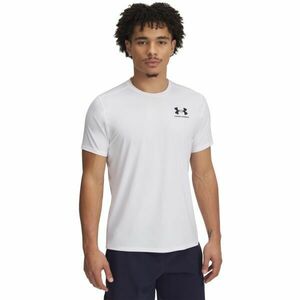 Under Armour HEATGEAR FITTED Tricou bărbați, alb, mărime M imagine