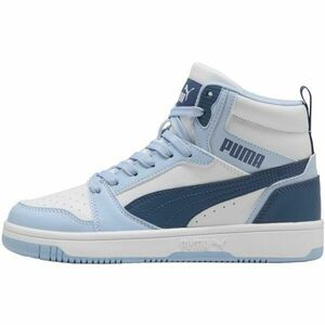 Puma REBOUND V6 MID JR Încălțăminte pe gleznă pentru copii, alb, mărime 38 imagine