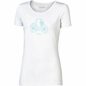 PROGRESS SASA CITYBIKE Tricou de bambus pentru femei, alb, mărime imagine