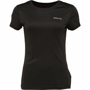 Fitforce RISA Tricou fitness damă, negru, mărime XXL imagine
