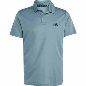 adidas TRAINING ESSENTIALS BASE POLO Tricou polo sport de bărbați, albastru deschis, mărime XXL imagine