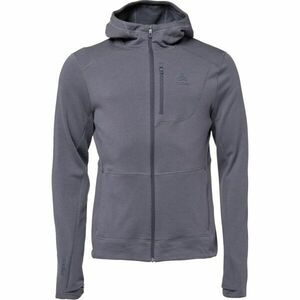 Odlo PERFORMANCE WOOL X-WARM HOODY Hanorac bărbați, gri închis, mărime imagine