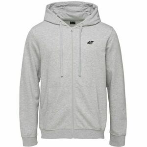 4F SWEATSHIRT FULL ZIP Hanorac bărbați, gri, mărime imagine