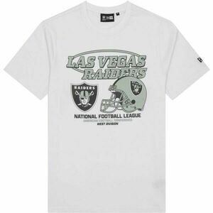 New Era LAS VEGAS RAIDERS NFL GRAPHIC Tricou pentru bărbați, alb, mărime imagine