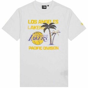New Era LA LAKERS NBA WORDMARK Tricou pentru bărbați, alb, mărime imagine