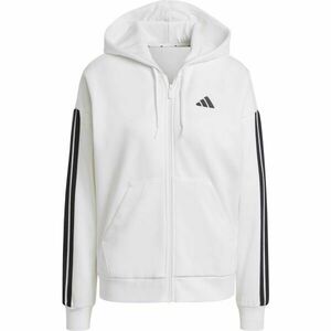 adidas ESSENTIALS 3-STRIPES HOODIE Hanorac pentru femei, alb, mărime imagine