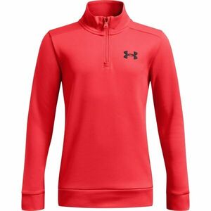 Under Armour ARMOUR FLEECE 1/4 ZIP Hanorac băieți, roșu, mărime M imagine