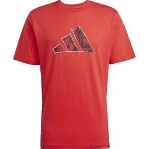 adidas M PHOTO TEE 2 Tricou de bărbați, roșu, mărime XXXL imagine