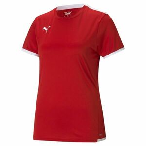 Puma TEAMLIGA JERSEY TEE W Tricou de fotbal pentru femei, roșu, mărime imagine