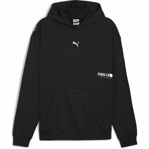 Puma M GRAPHIC FRENCH TERRY HOODIE Hanorac pentru bărbați, negru, mărime imagine