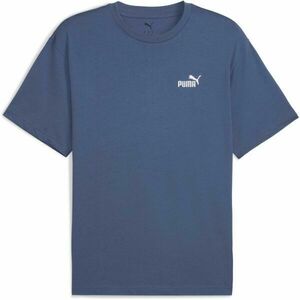 Puma ESSENTIALS RELAXED SMALL NO 1 LOGO TEE Tricou pentru bărbați, albastru, mărime imagine