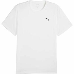 Puma M TAD ESSENTIALS SOLID CAT TEE Tricou pentru bărbați, alb, mărime imagine
