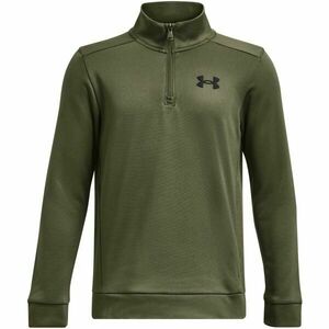 Under Armour ARMOUR FLEECE 1/4 ZIP Hanorac băieți, kaki, mărime L imagine