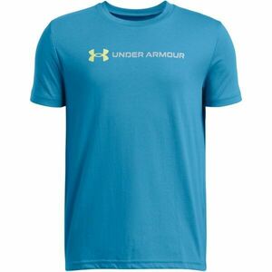 Under Armour LOGO WORDMARK Tricou pentru copii, albastru, mărime XL imagine
